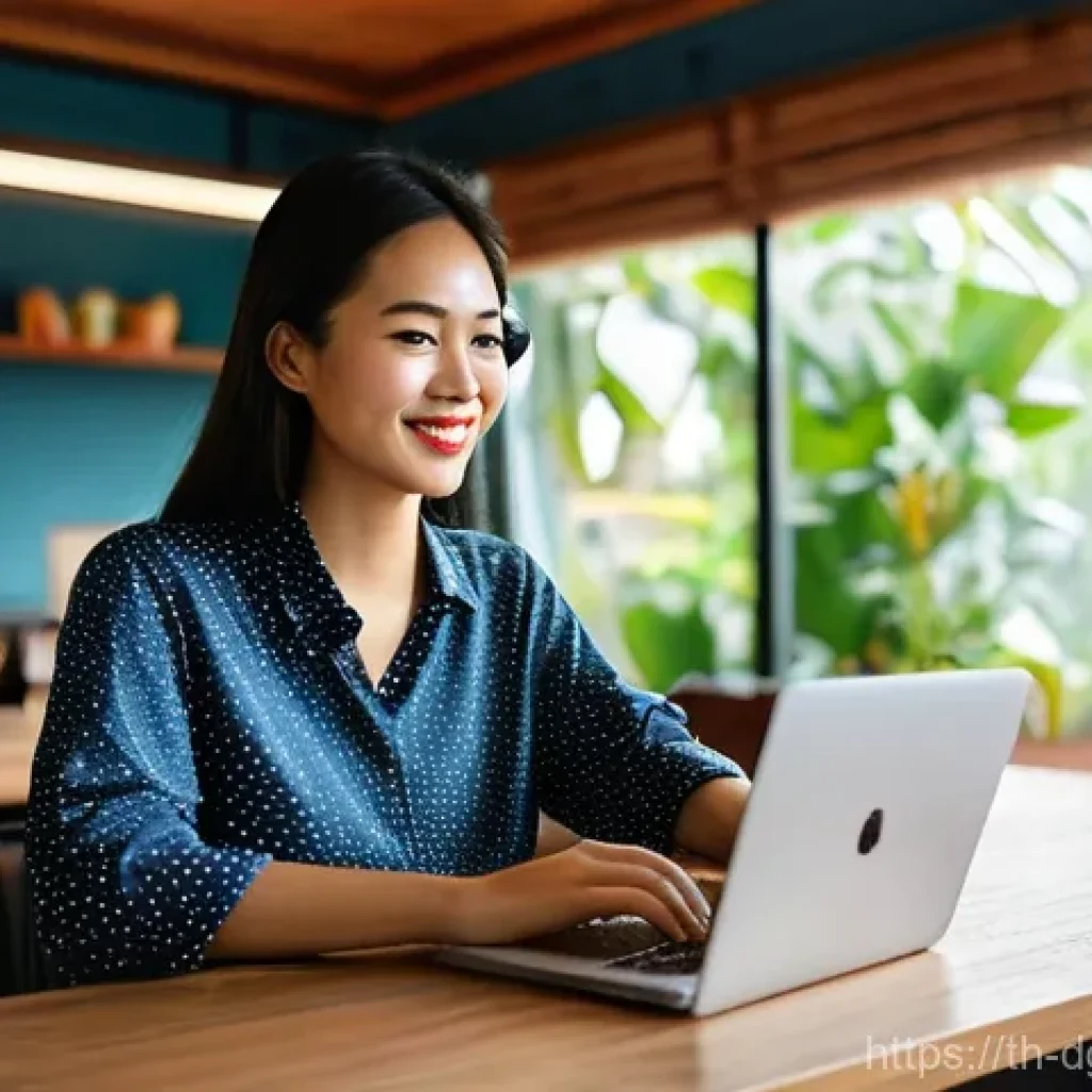 디지털 노마드의 생활비 절감 전략 - **Prompt 1: Digital Nomad Life in a Thai Co-working Space**
"A vibrant and well-lit co-working a...