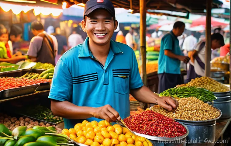 디지털 노마드의 생활비 절감 전략 - **Prompt 1: Digital Nomad Life in a Thai Co-working Space**
    "A vibrant and well-lit co-working a...